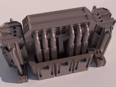 SCI-FI PROPS for 3Dprint 3D print model