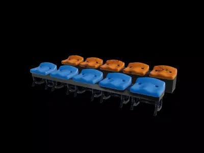 Stadium Seat Model 3D model