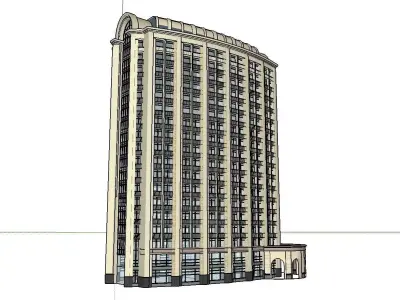 vacation spot-Resort-Fashion Leisure Hotel-0200 3D model