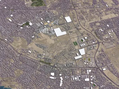 Riffa Low-poly 3D model