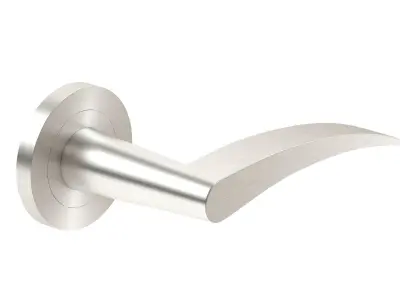  Eurospec Volantes Satin Stainless Steel Door Handle 3D model