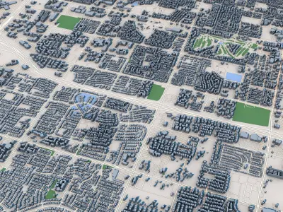 Chandler City Arizona USA 3D model