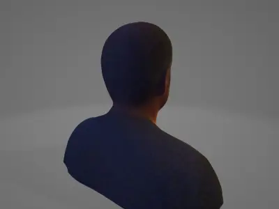 Character No 8  Not Rigged 3D model Low-poly 3D model