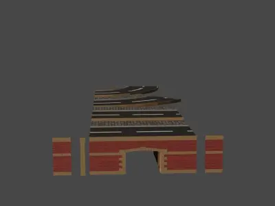 Low Poly Bridges PBR - Unreal Free low-poly 3D model