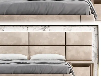  AUBADE BED By Visionnaire 3D model