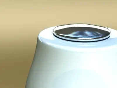 Modern Table Lamp 02 Circle T 28 3D model