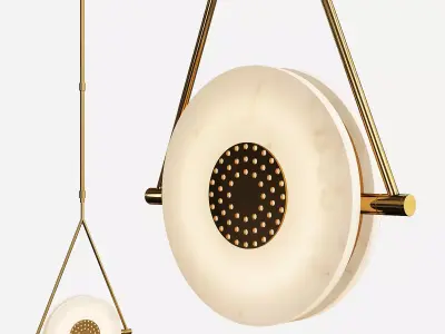 BETH chandelier Low-poly 3D model