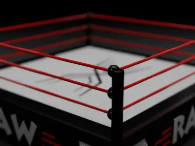 Ring Wrestling - Boxing - PBR - low poly - 3d Model - Game Ready Low-poly 3D model