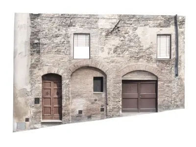 3D Scanned Italian Facade 003 3D model