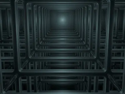 Sci Fi corridor 3D model