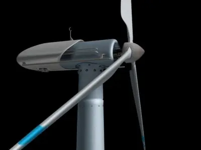 Electric Windmill 3D model