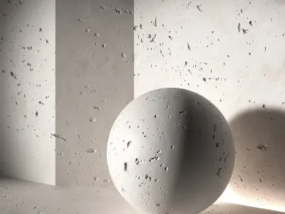 4K Seamless PBR Concrete with dents textures and material Texture