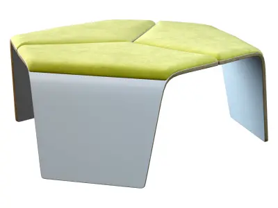 Brunner Hoc Lounge Low-poly 3D model