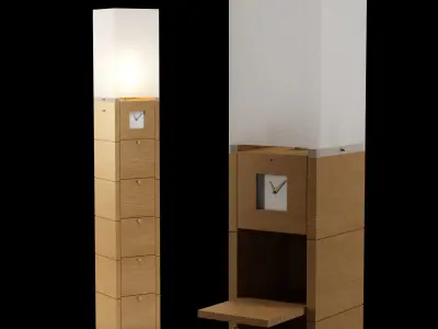 Giorgetti Meo longcase cabinet 3D model