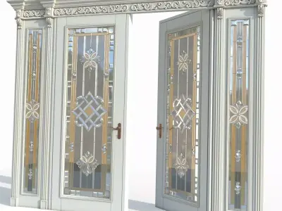 Doors interior 05 3D model