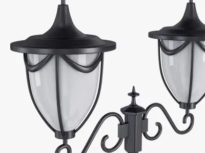 Vintage Streetlight v 2 3D model