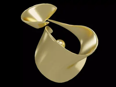 Abstract Shape v38 001 Low-poly 3D model