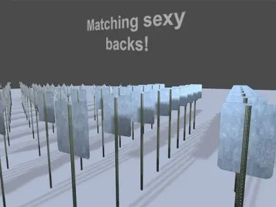 162 Game Ready Signs 3D model