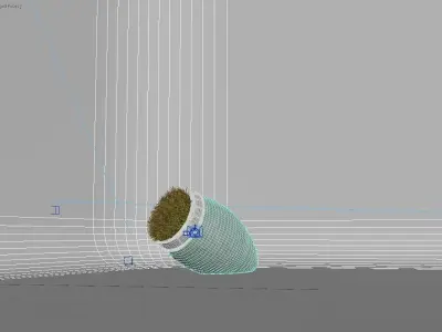 Pot in a cave Free 3D model