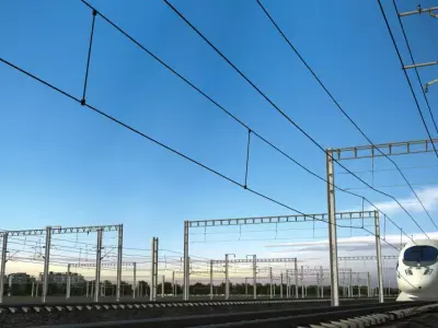 Train Station 3D model