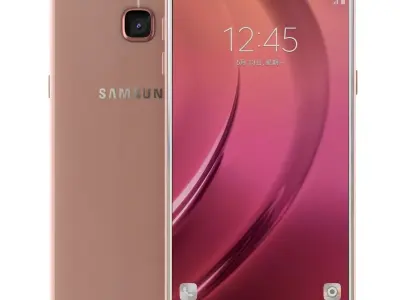 Samsung Galaxy C5 Rose Gold 3D model