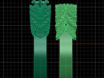 Jewelry ring 166 3D print model