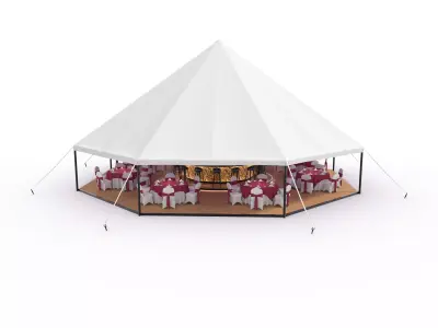 Party Tent 02 3D model