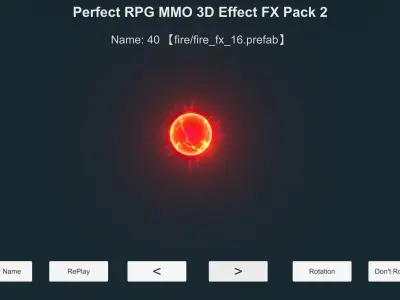 Perfect RPG MMO 3D Effect VFX Pack 2 Low-poly 3D model