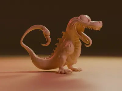 Venomgator 3D print model
