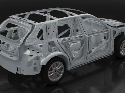  SUV Car Frame Structure with Chassis 