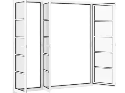 Plastic Window 2570mm x 2400mm 3D model