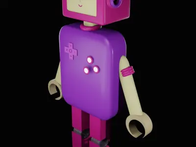 3D ROBOT  Low-poly 3D model purchase