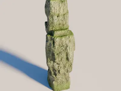 Rock 4 Low-poly 3D model
