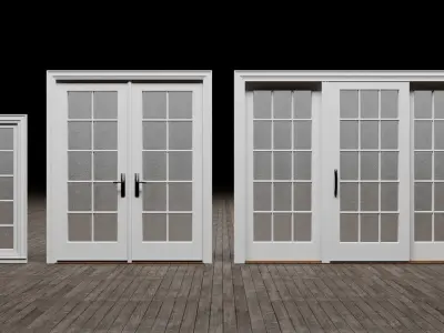 Door Window Set 3D model