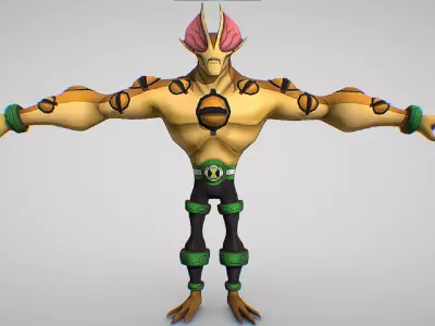 Eye Guy - DNA sample of an Opticoid - Ben 10 Omniverse Low-poly 3D model