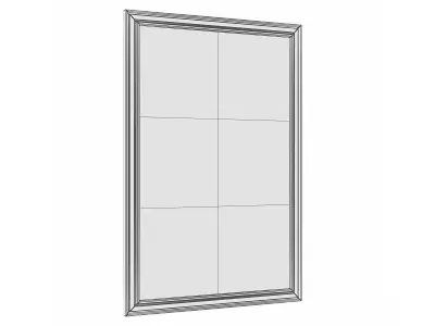 Mirror in a wooden frame GZ-M1025 3D model