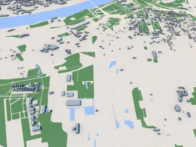 St Louis City Missouri United States 3D model