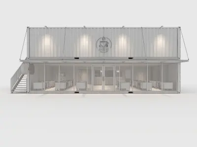 Container Cafe 13 3D model