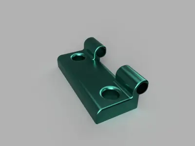 Hinge pair of metal hinges Free 3D print model