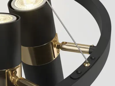 Lampatron Spoor 6 lamps 3D model