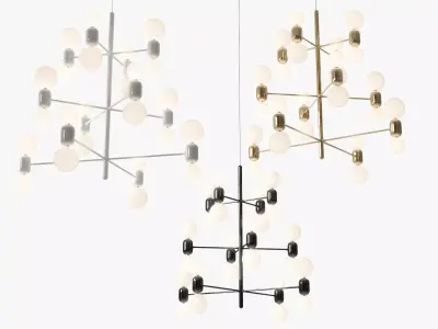Aballs Chandelier 3D model