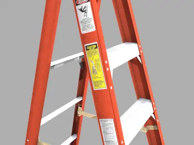 Ladder Low Poly Low-poly 3D model