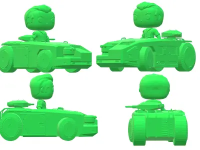 3D Print Model Funko APC Aliens Bishop Colonial Marine USCM  3D print model