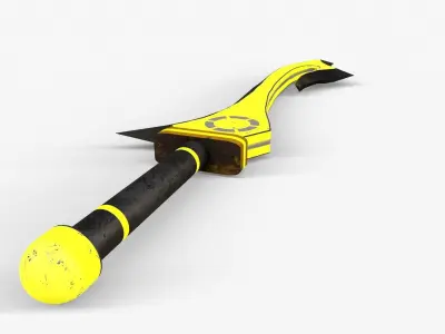 Fantasy Sword Low-poly 3D model