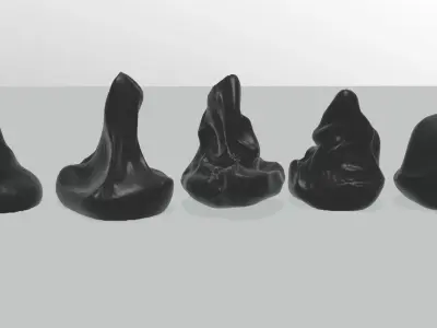 Garbage bags 3D model