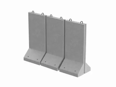 Concrete Wall Panel 3D model