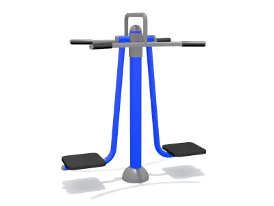 Kid Play Fitness Low-poly 3D model