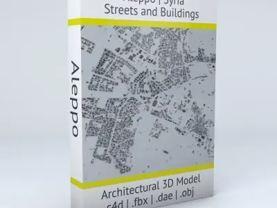 Aleppo Streets and Buildings 3D model