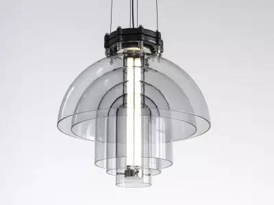 Transmission Sculpture Chandelier 3D model