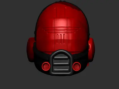 helmet high poly sculpt 3d printable ver 7 3D model 3D model 134